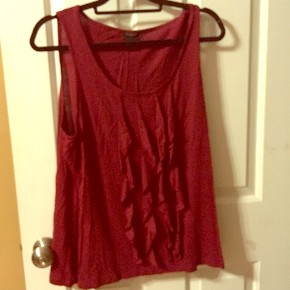 PRICE NEGOTIABLE Ann taylor ruffled tank